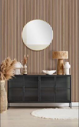 Acoustic Oak Slatwall Panel